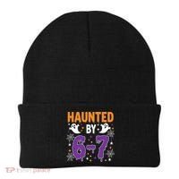 Haunted By 67 Halloween Gift Meme Beanie thumb 0