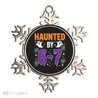 Haunted By 67 Halloween Gift Meme Ornament thumb 0