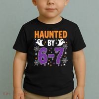 Haunted By 67 Halloween Gift Meme Toddler T-Shirt thumb 2