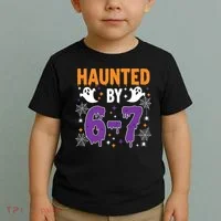 Haunted By 67 Halloween Gift Meme Toddler T-Shirt thumb 2