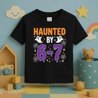Haunted By 67 Halloween Gift Meme Toddler T-Shirt thumb 3