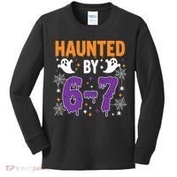 Haunted By 67 Halloween Gift Meme Kids Long Sleeve Shirt thumb 0