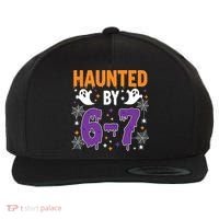 Haunted By 67 Halloween Gift Meme Wool Snapback Cap thumb 0