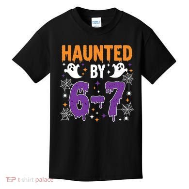 Haunted By 67 Halloween Gift Meme Kids T-Shirt