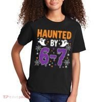 Haunted By 67 Halloween Gift Meme Kids T-Shirt thumb 2