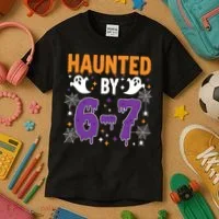 Haunted By 67 Halloween Gift Meme Kids T-Shirt thumb 3