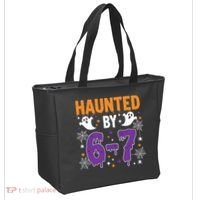 Haunted By 67 Halloween Gift Meme Tote Bag thumb 2