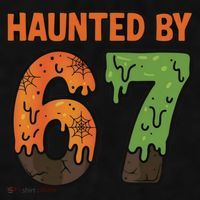 Haunted By 67 Halloween Meme Ladies PosiCharge Tri-Blend Wicking Tank thumb 2
