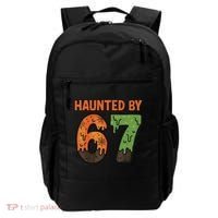 Haunted By 67 Halloween Meme Backpack thumb 0