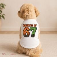 Haunted By 67 Halloween Meme Doggie Tank thumb 2