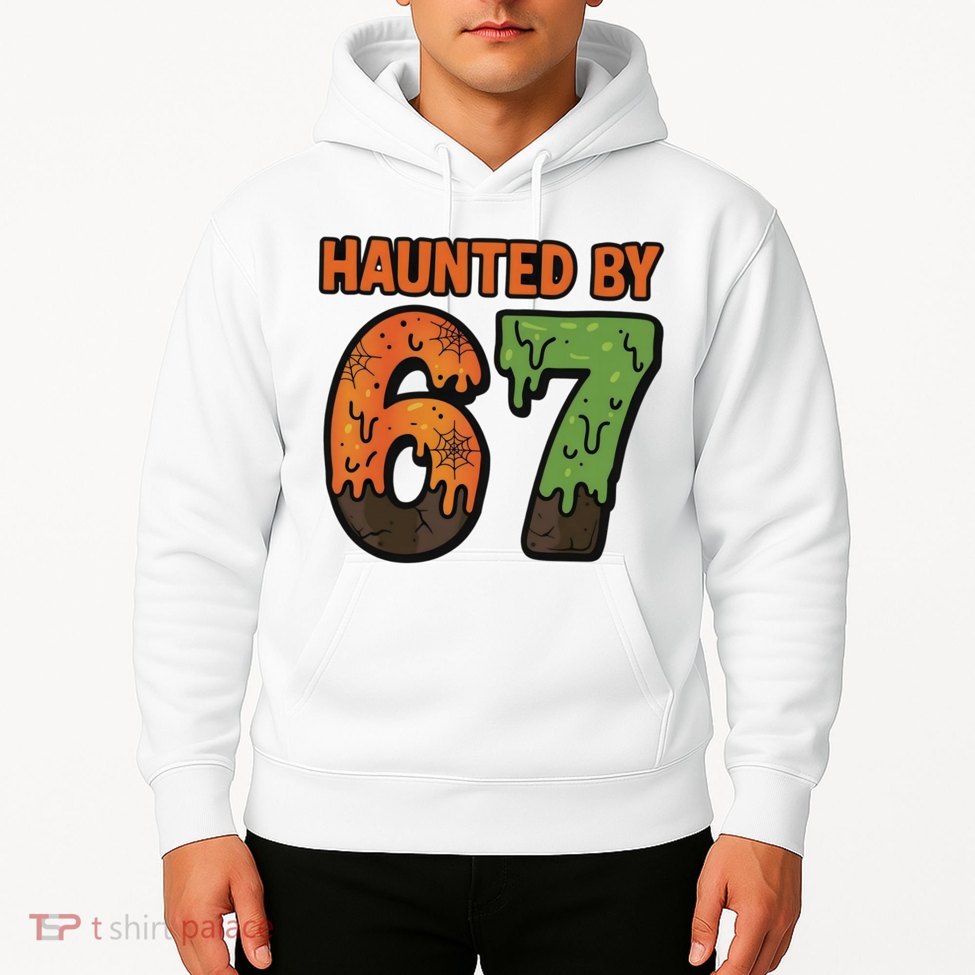 Haunted By 67 Halloween Meme Hoodie