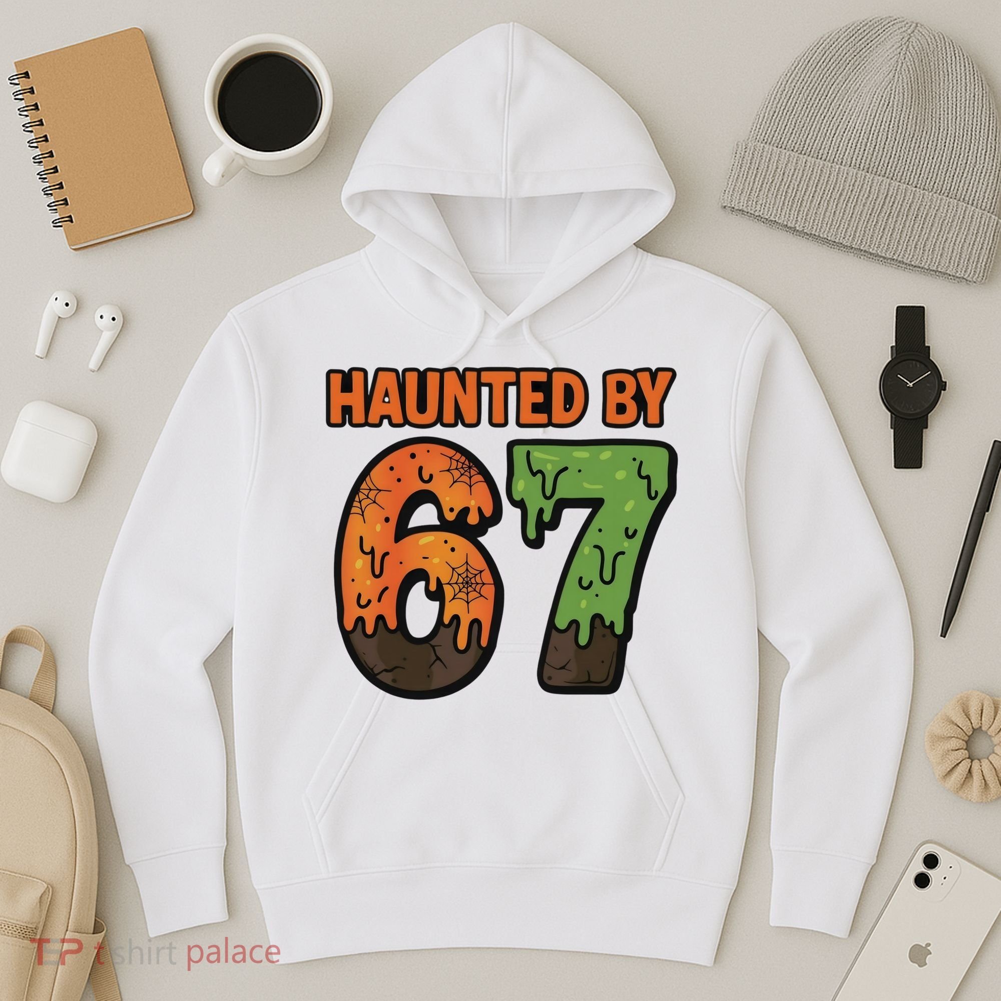 Haunted By 67 Halloween Meme Hoodie