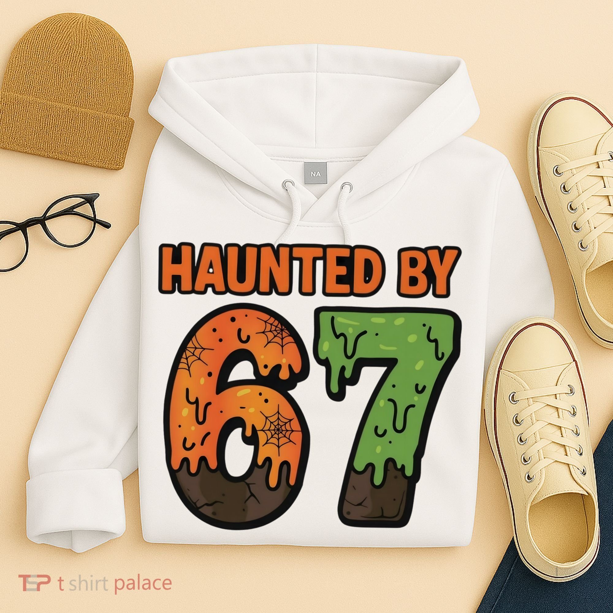 Haunted By 67 Halloween Meme Hoodie