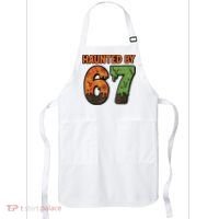 Haunted By 67 Halloween Meme Apron thumb 0