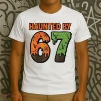 Haunted By 67 Halloween Meme T-Shirt thumb 3