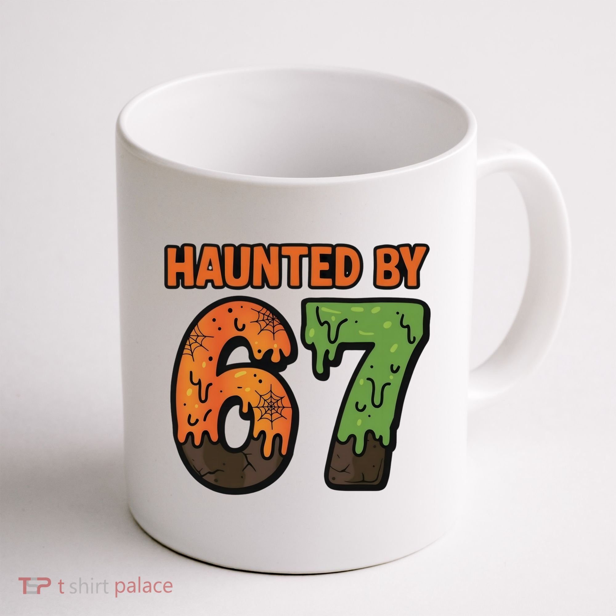 Haunted By 67 Halloween Meme Coffee Mug
