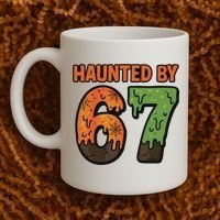 Haunted By 67 Halloween Meme Coffee Mug thumb 2