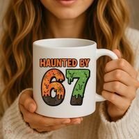 Haunted By 67 Halloween Meme Coffee Mug thumb 3