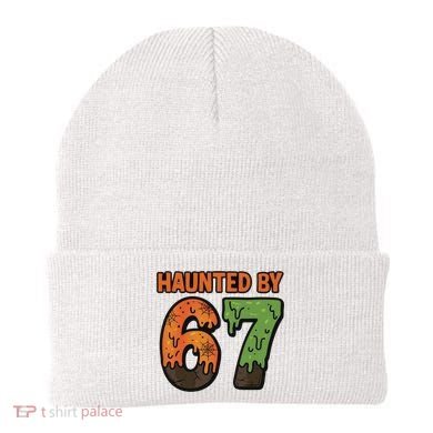 Haunted By 67 Halloween Meme Beanie
