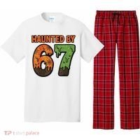 Haunted By 67 Halloween Meme Pajama Set thumb 0