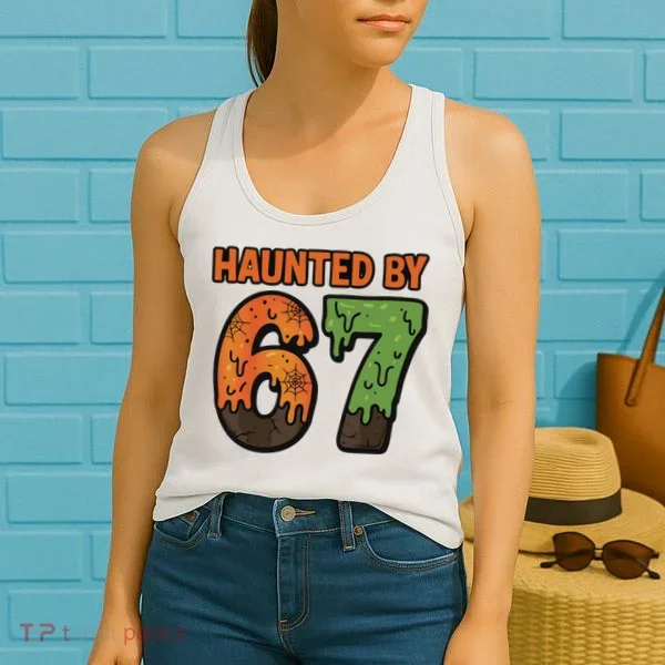 Haunted By 67 Halloween Meme Women's Tank Top