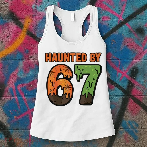 Haunted By 67 Halloween Meme Women's Tank Top