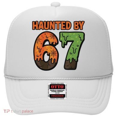 Haunted By 67 Halloween Meme Hat