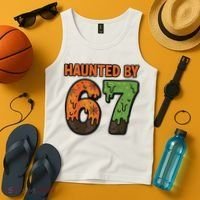 Haunted By 67 Halloween Meme Tank Top thumb 4