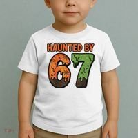 Haunted By 67 Halloween Meme Toddler T-Shirt thumb 2