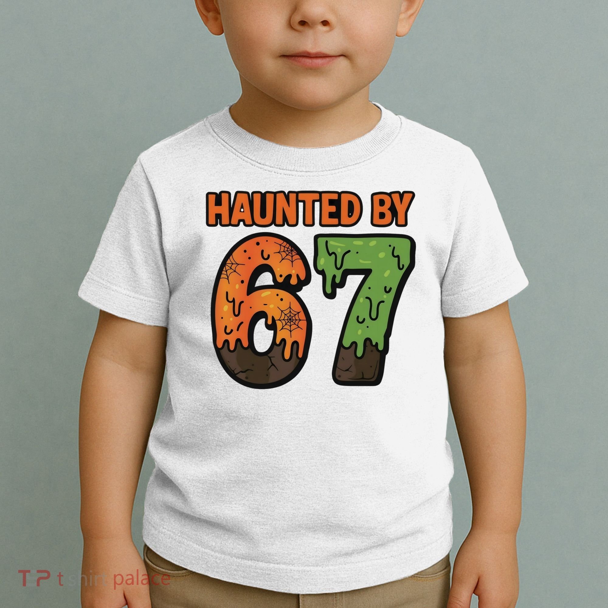 Haunted By 67 Halloween Meme Toddler T-Shirt