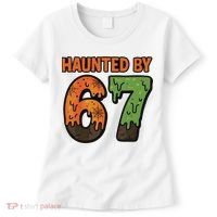 Haunted By 67 Halloween Meme Women's T-Shirt thumb 0