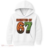 Haunted By 67 Halloween Meme Kids Hoodie thumb 0