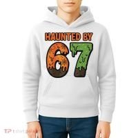 Haunted By 67 Halloween Meme Kids Hoodie thumb 4
