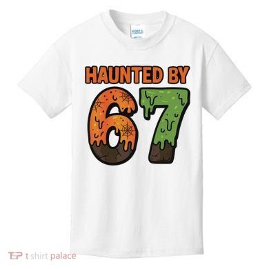 Haunted By 67 Halloween Meme Kids T-Shirt