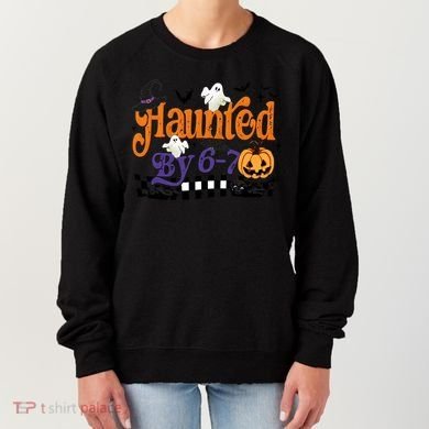 Haunted By 67 Halloween Funny Meme Joke Women's Sweatshirt