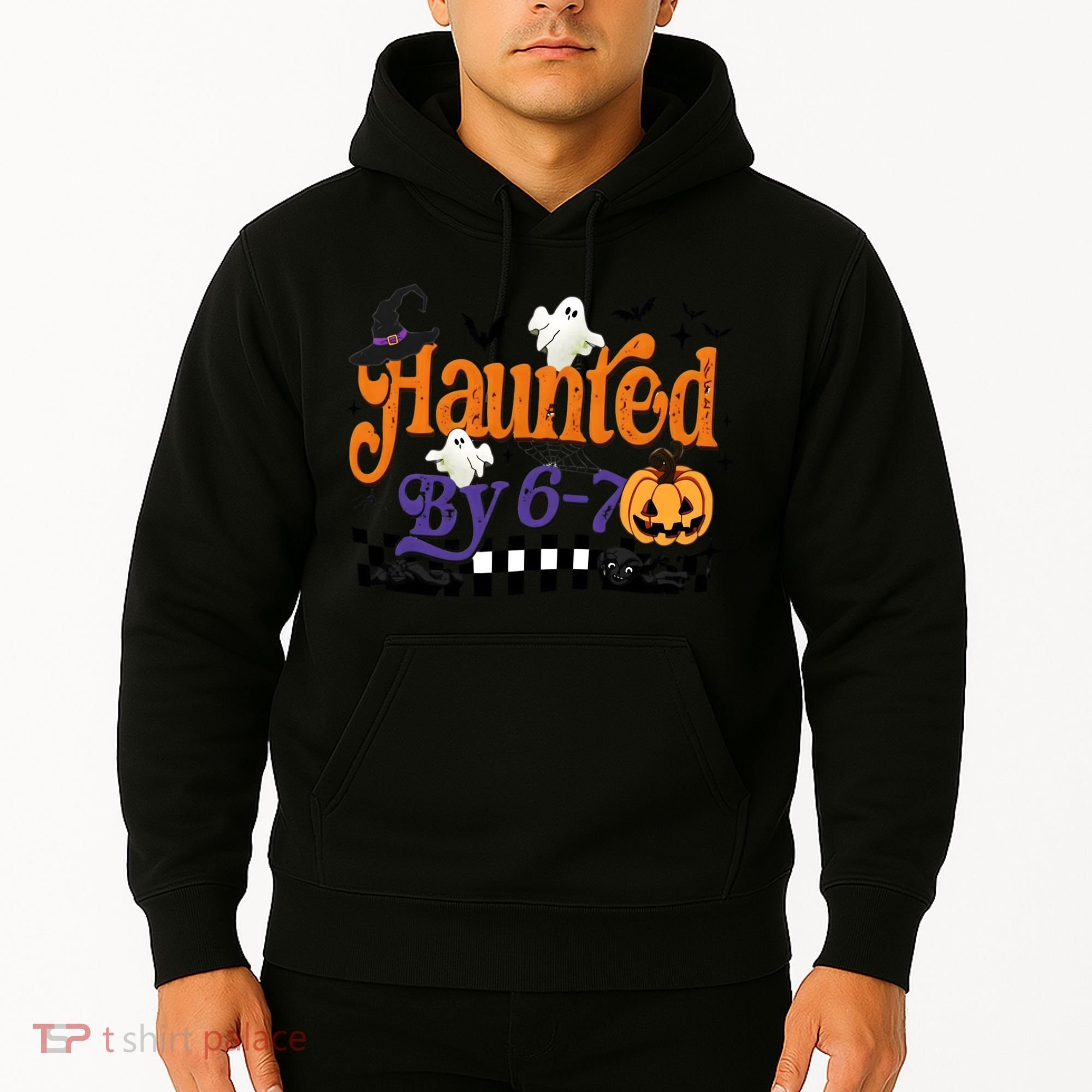 Haunted By 67 Halloween Funny Meme Joke Hoodie