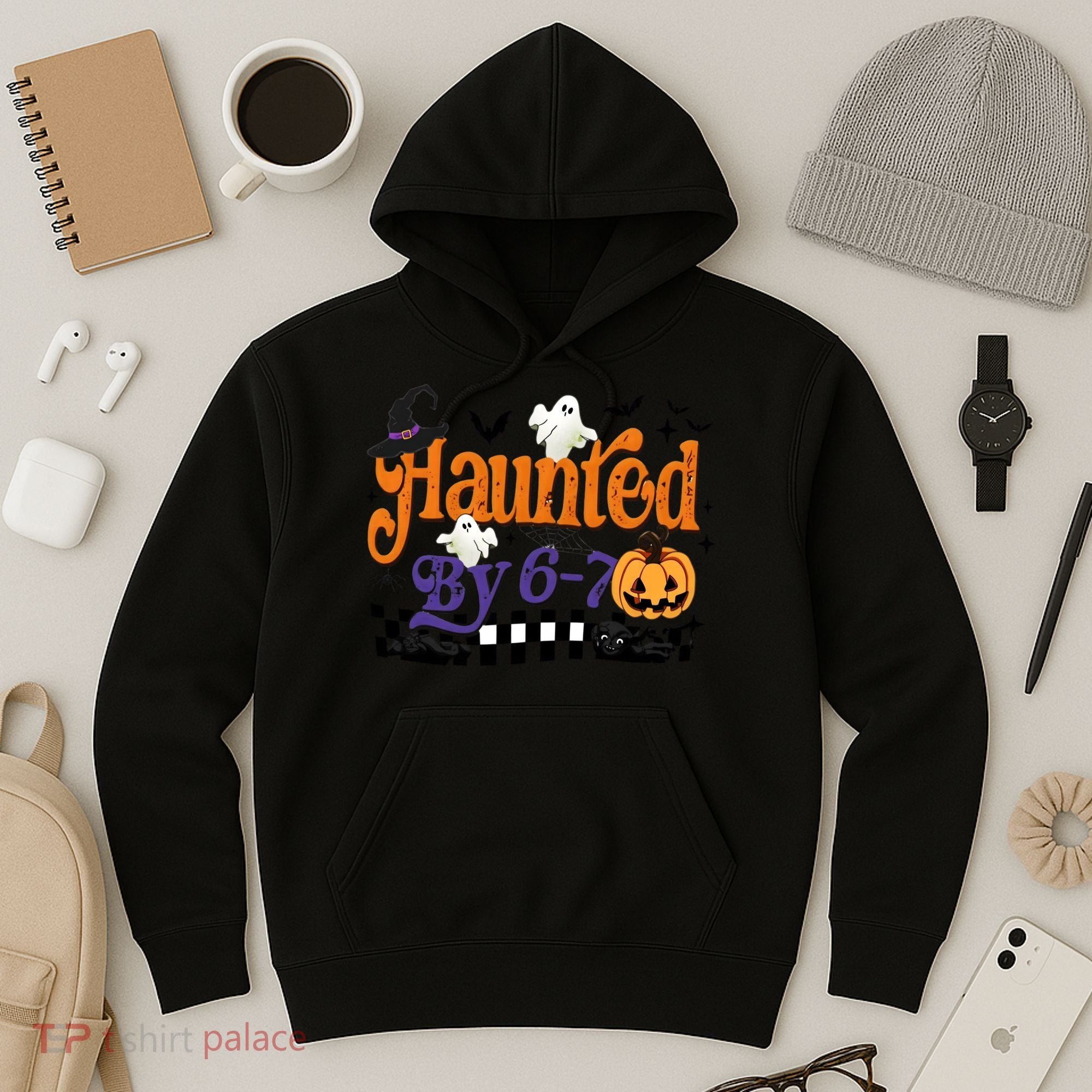 Haunted By 67 Halloween Funny Meme Joke Hoodie