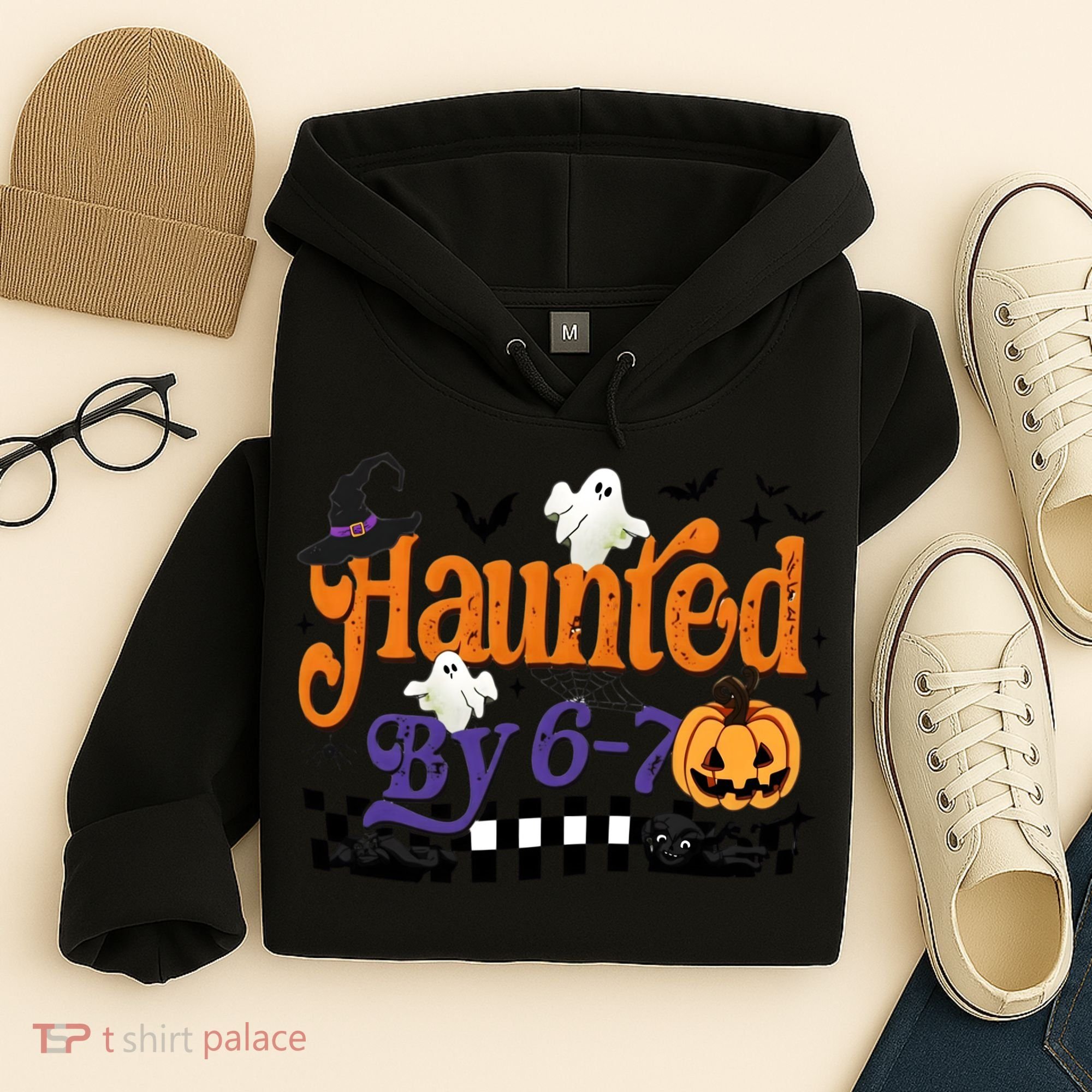 Haunted By 67 Halloween Funny Meme Joke Hoodie