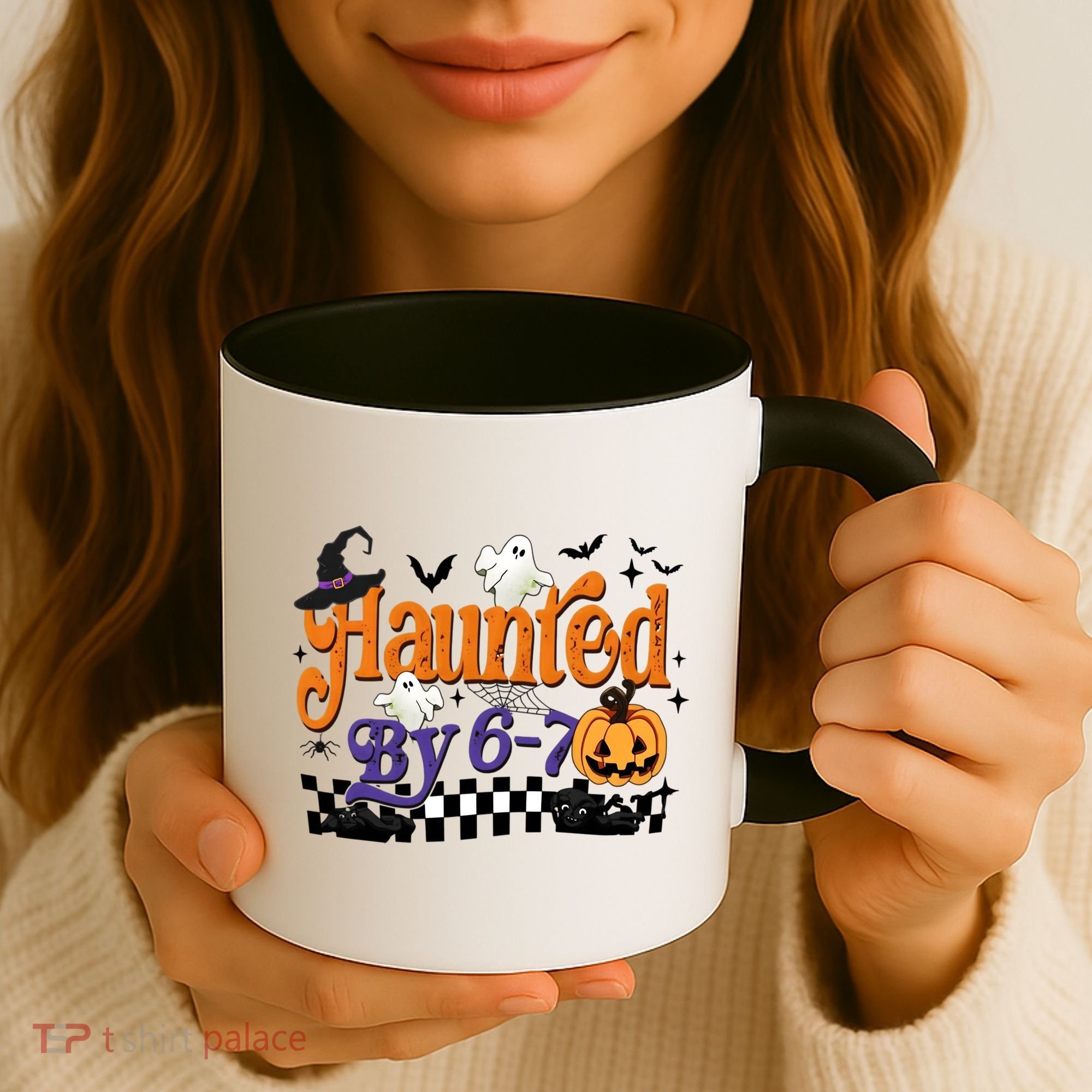 Haunted By 67 Halloween Funny Meme Joke Coffee Mug