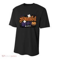 Haunted By 67 Halloween Funny Meme Joke Youth Performance Sprint T-Shirt thumb 0
