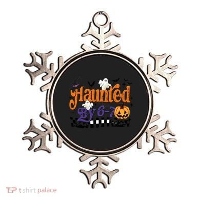 Haunted By 67 Halloween Funny Meme Joke Ornament