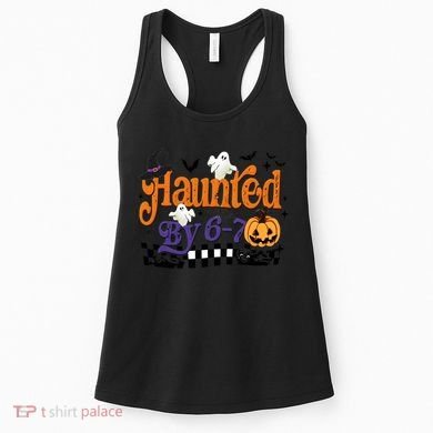 Haunted By 67 Halloween Funny Meme Joke Women's Tank Top