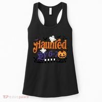 Haunted By 67 Halloween Funny Meme Joke Women's Tank Top thumb 0