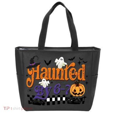 Haunted By 67 Halloween Funny Meme Joke Tote Bag