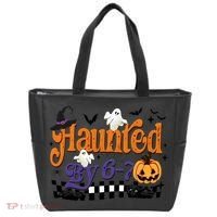 Haunted By 67 Halloween Funny Meme Joke Tote Bag thumb 0