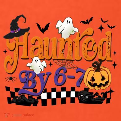 Haunted By 67 Halloween Funny Meme Joke Drawstring Bag