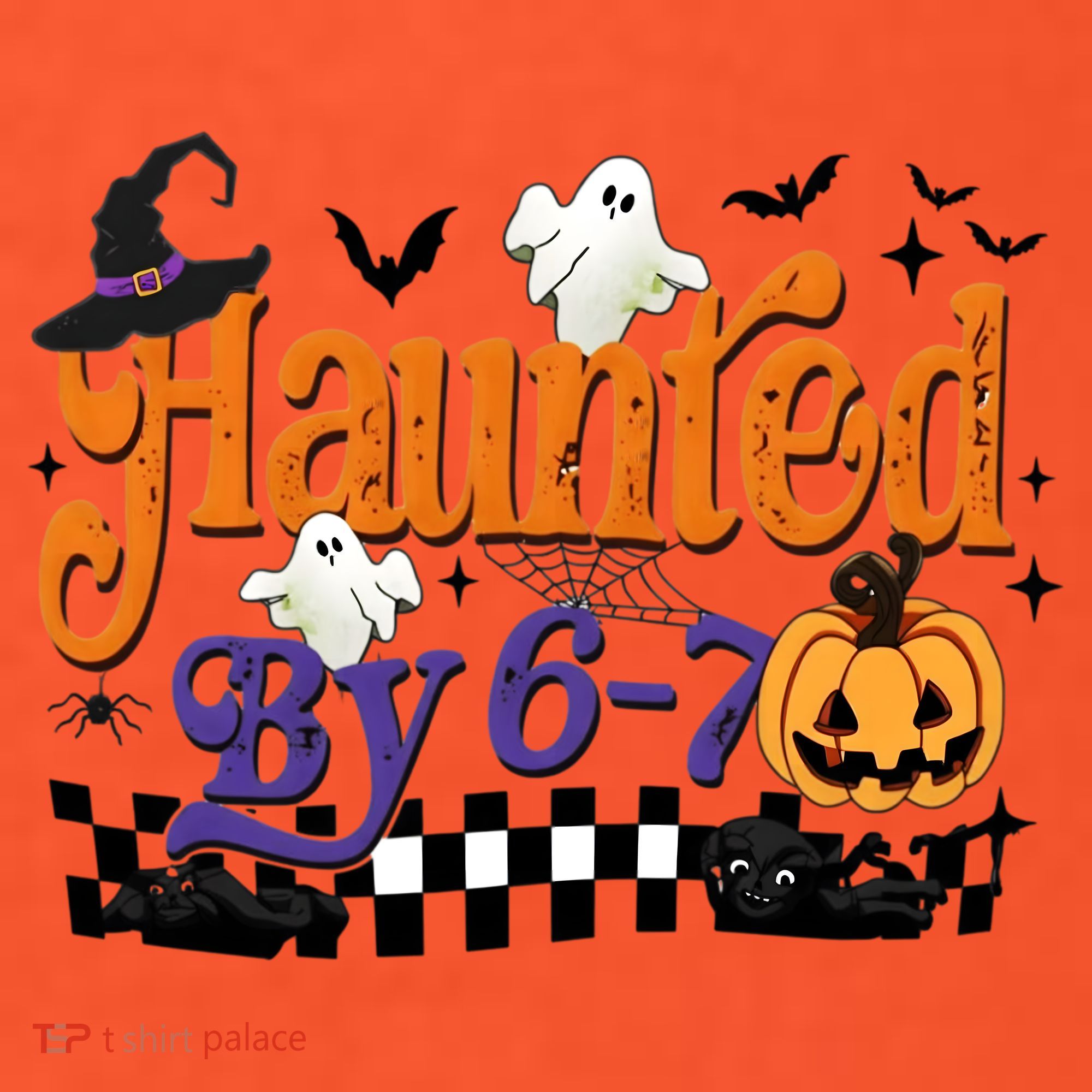 Haunted By 67 Halloween Funny Meme Joke Toddler T-Shirt