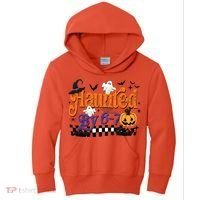 Haunted By 67 Halloween Funny Meme Joke Kids Hoodie thumb 0