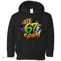 Haunted By 67 Halloween Meme Graffiti 6-7 Toddler Hoodie thumb 0