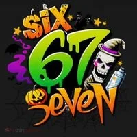 Haunted By 67 Halloween Meme Graffiti 6-7 Toddler Hoodie thumb 2